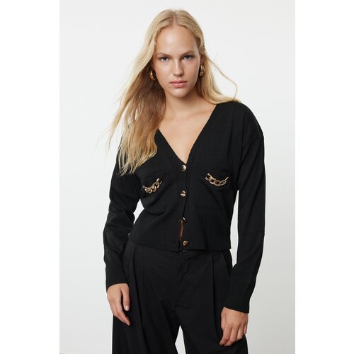 Trendyol Black Accessory Detailed Knitwear Cardigan Cijene