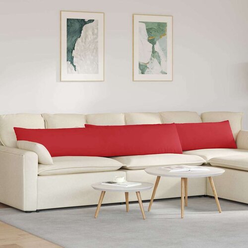  Jastučići za sofu 2 pcs Crvena 200 x 40 cm tkanina Cene