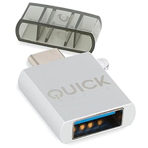POZZI Hitri mediji - OTG/USB Type C 3.1 do USB 3.0 Adapter - Aluminijasta zaključek (QMACUSB) - Idealno za MacBook in pametni telefon s Type -C vrata., (21019681) Slike