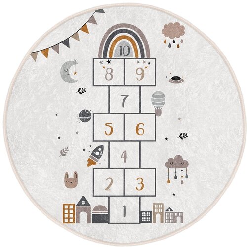 Mila Home Krem dječji tepih &amp;oslash; 80 cm Comfort &amp;ndash; Slike