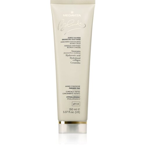 Medavita Blondie Sunset Blonde Enhancing Deep Mask intenzivna maska za blond lase in lase s prameni 150 ml Cene
