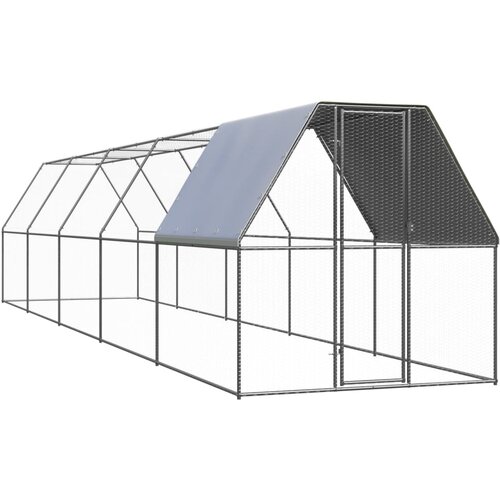  kavez za koko&amp;scaron;i 2 x 10 x 2 m od pocinčanog čelika Slike