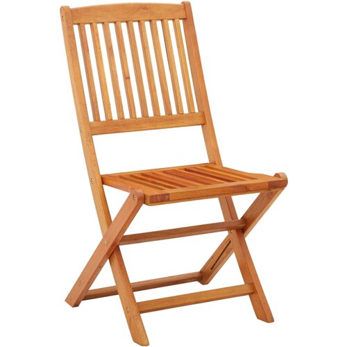 Maison Chic Zložljivi Vrtni Stoli - Stol za vrti 4 kosi trden evkaliptusov les JS2902, (21876381) Slike