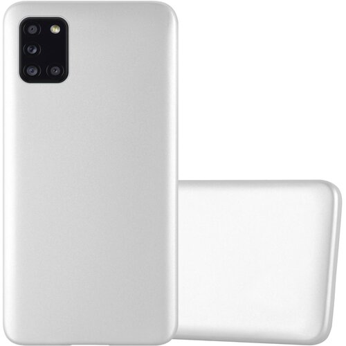 Cadorabo Case, združljiv s Samsungom v kovinskem srebru - za&amp;scaron;čitni pokrov, narejen iz fleksibilnega silikona TPU, (20589995) Slike