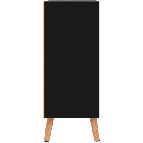 VidaXL Komoda visoki sjaj crna 60 x 30 x 72 cm od iverice Slike