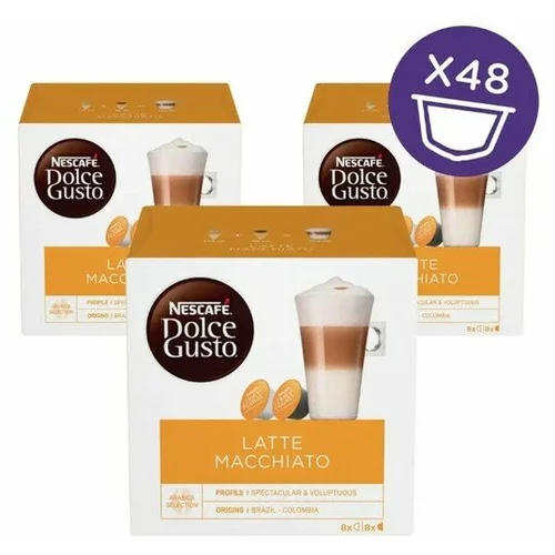 Nestle kavne kapsule dolce gusto latte macchiato 194 g - 3x16 kosov
