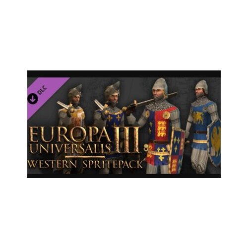 Steam Europa Universalis III - Western - AD 1400 Spritepack (DLC) (PC) Key GLOBAL Cene