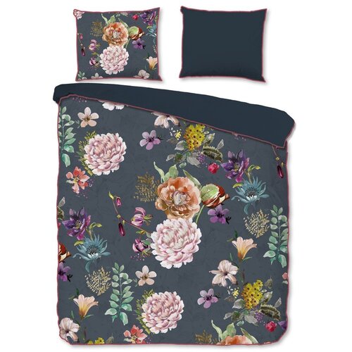 Descanso Antracitno siva posteljina za bračni krevet/za produženi krevet od pamučnog satena 240x220 cm Parma – Cijene