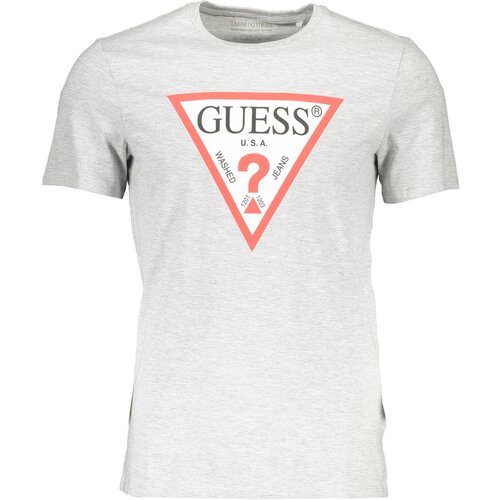 Guess Jeans SHORT SLEEVE T-SHIRT MEN GREY Slike