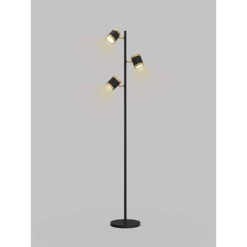 Wofi 3003-304S -LED prigu&amp;scaron;iva stojeća lampa TOULOUSE 3xLED/7W/230V crna/zlatna Slike