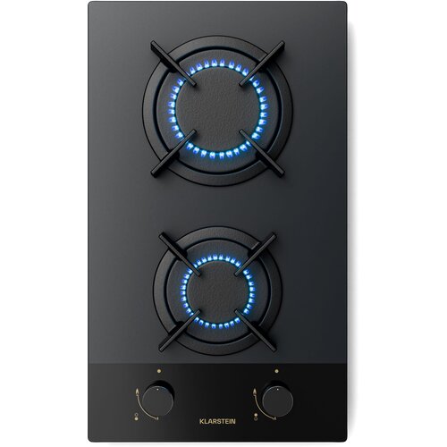 Klarstein Goldflame Nano plinska ploča za kuhanje, 2 mjedena plamenika, Nano premaz, LPG/prirodni plin Cijene