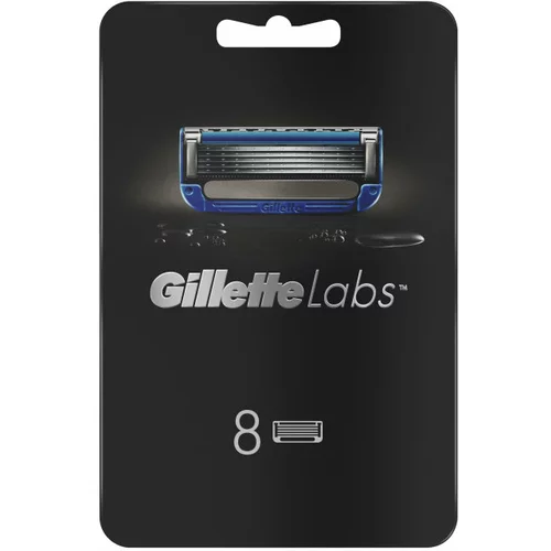 Gillette labs zagrijani brijač za muškarce - 8 zamjenskih britvica