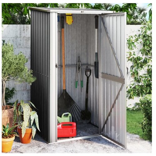  Vrtna lopa antracitna 118,5x97x209,5 cm pocinkano jeklo Cene