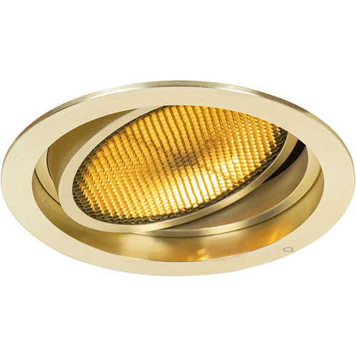 QAZQA Moderni vgradni reflektor zlati nastavljiv - Coop 111 Honey