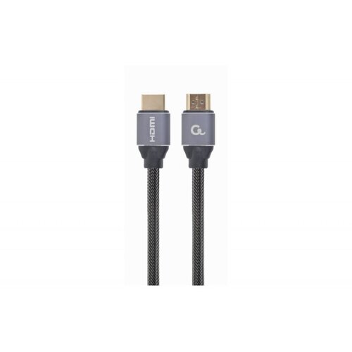 Cablexpert Gembird CCBP-HDMI-2M MONITOR Cable, Premium Series, High speed HDMI 4K with Ethernet, HDMI/HDMI M/M, Gold Plated, Braided, 2m Slike