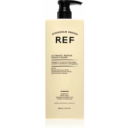 REF Ultimate Repair Conditioner globinsko regeneracijski balzam za poškodovane lase 1000 ml
