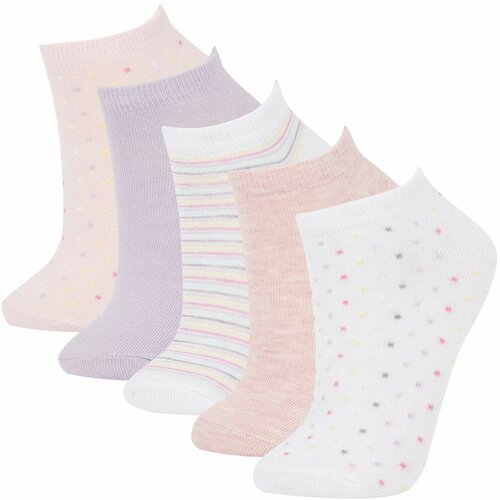 Defacto Women's Cotton 5 Pack Short Socks Slike