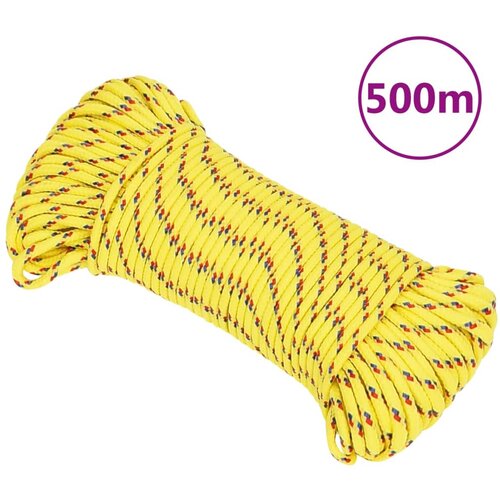 vidaXL Vrv za čoln rumena 3 mm 500 m polipropilen Cene
