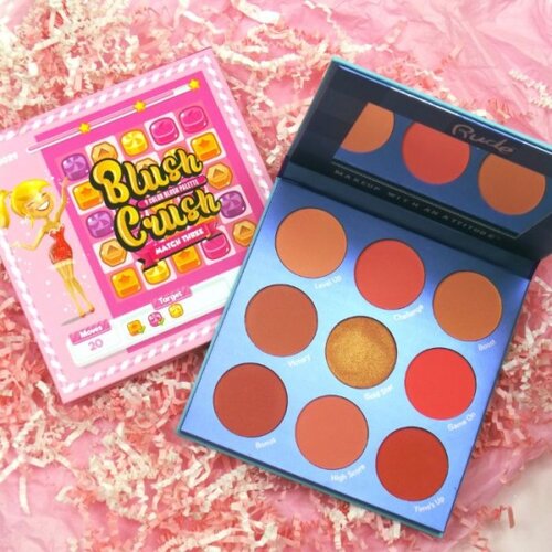 Rude Cosmetics paleta rumenila sa 9 boja-level up|rumenila i bronzeri Slike