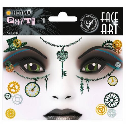 Grupo FACE ART STEAMPUNK AMELIA BLE&amp;Scaron;ČIČNE NALEPKE FOLIJE, (20862536) Slike