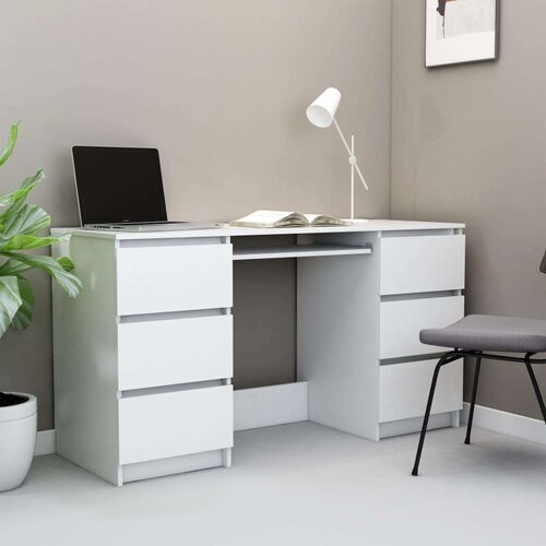 vidaXL pisaći stol bijeli 140 x 50 x 77 cm od iverice Cijene