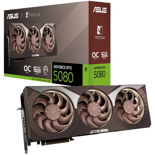 Asus Grafična kartica nVidia RTX5080 Noctua OC Edition - 16GB GDDR7 (90YV0M32-M0NA00), (5000036359) Cene