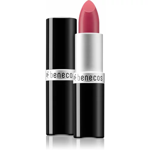 Benecos Natural Beauty kremasti ruž za usne s mat efektom nijansa Pink Rose 4.5 g