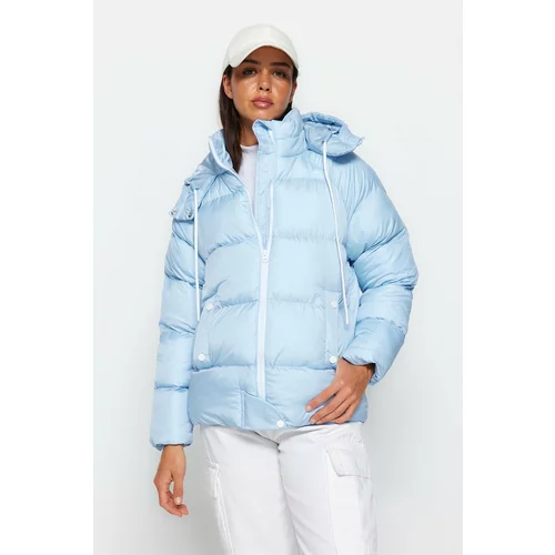 Trendyol Winter Jacket - Blau - Puffer