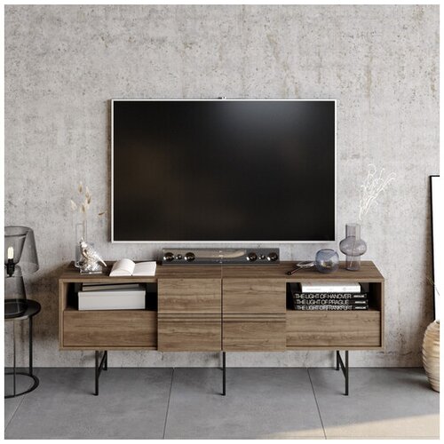 Hanah home tv komoda derin - orah, crni Cene
