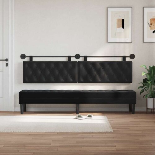  Držeće uzglavlje Zidne Crna 210 x 55 x 7 cm Bar&amp;scaron;un - Crna 200 cm bez LED Slike