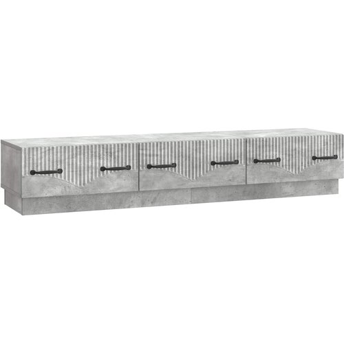 TV ormar Betonska siva 147 x 34,5 x 27 cm Konstruirano drvo Cene
