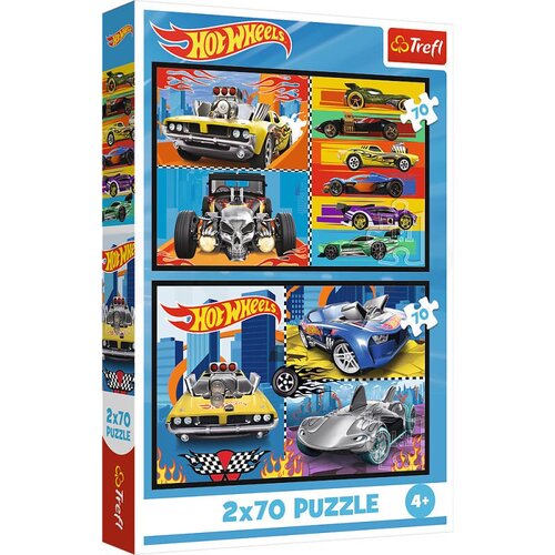 Trefl Puzzle Hot wheels - 2x70 delova Cene