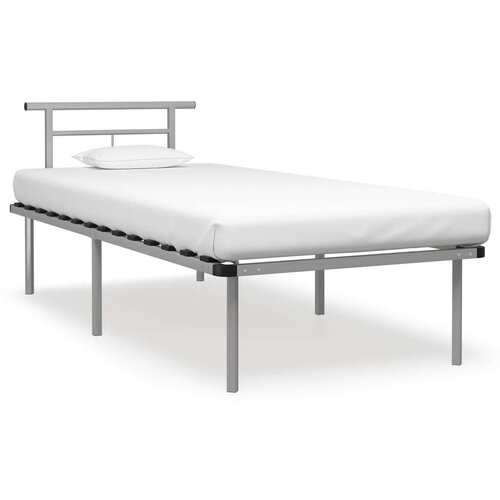  Za krevet sivi metalni 90 x 200 cm Slike