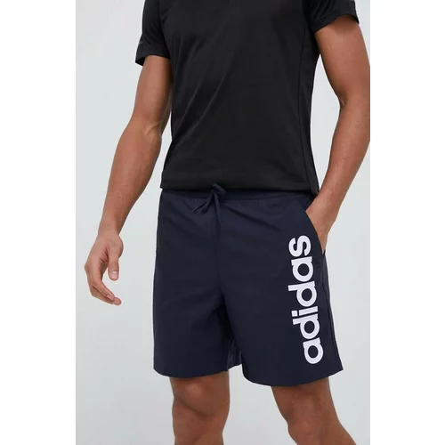 Adidas Kratke hlače za vadbo Essentials Chelsea mornarsko modra barva