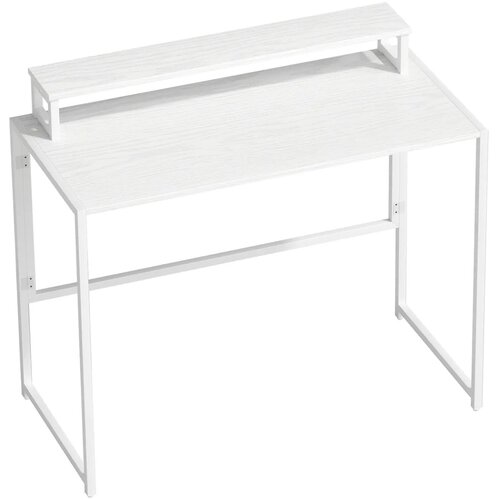  Sklopivi stol/računalni stol s nosačem za monitor za kućni ured 100 x 48 x 87 5 cm Slike
