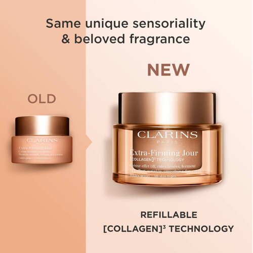 Clarins Extra-Firming Day Cream Refill dnevna krema za lifting protiv bora za sve tipove kože refill 50 ml Slike