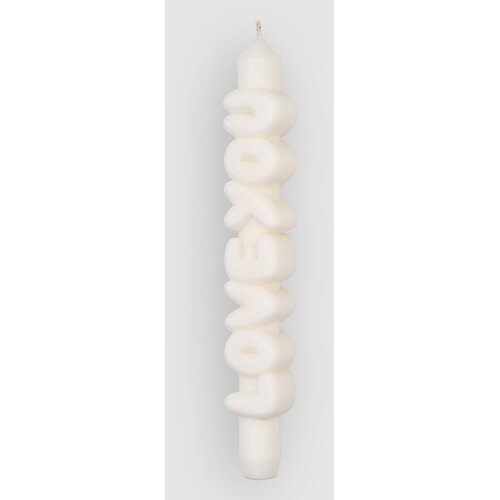 CandleHand Love You 3D Taper Candle white Cene