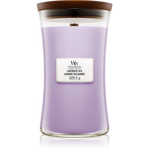 WoodWick Lavender Spa dišeča svečka 610 g unisex Cene