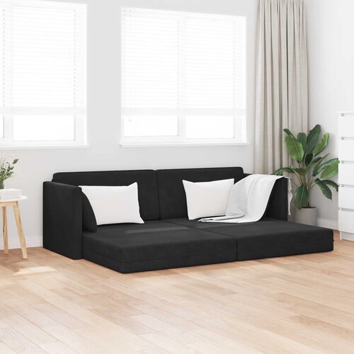  Podni kauč na razvlačenje Crna 213 x 70 x 77 cm Bar&scaron;un Cijene