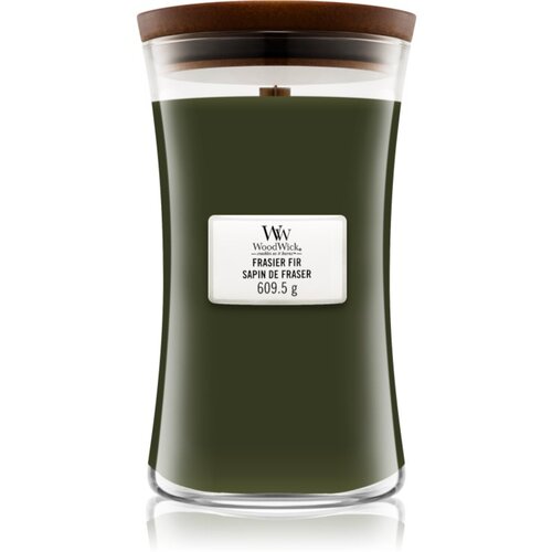 WoodWick Frasier Fir dišeča sveča z lesenim stenjem 609.5 g Cene