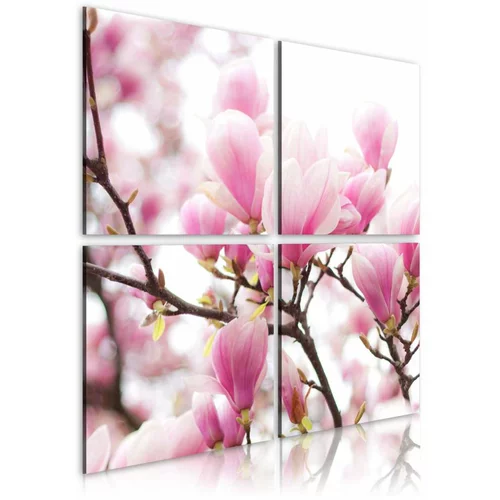  Slika - Blooming magnolia tree 90x90