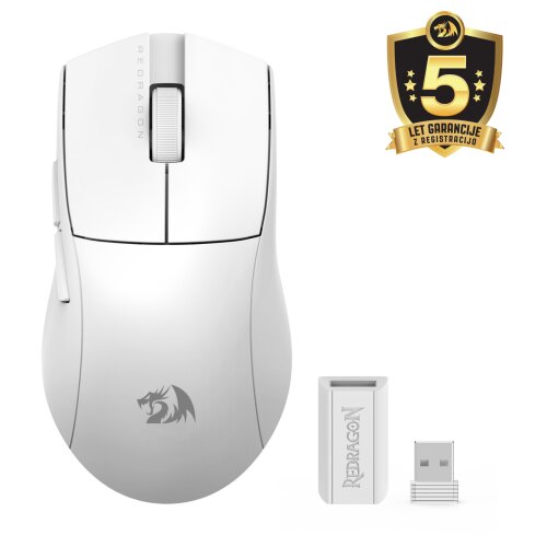 Redragon K1NG STANDARD M916-STD-1K ŽIČNA/2.4G/BT MI&Scaron;KA - BELA Cene