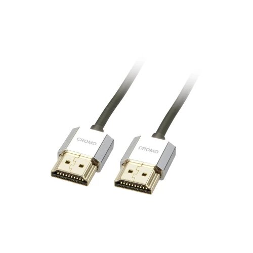 Lindy HDMI priključni kabel HDMI-A utikač, HDMI-A utikač 0.50 m crna 41670 HDMI kabel Cijene