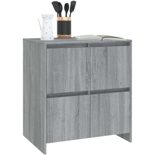 VidaXL Komode 2 kom boja sivog hrasta sonome 70x41x75 cm od iverice Slike