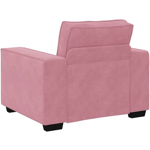  3-dijelni set sofa s jastucima, ružičasti bar&amp;scaron;un Slike