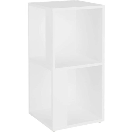 VidaXL Kotna omarica bela 33x33x67 cm iverna plo&amp;scaron;ča Slike
