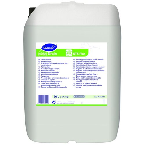 Diversey Suma Drain Gts Plus W 177, Sredstvo za či&amp;scaron;ćenje, 20l Slike