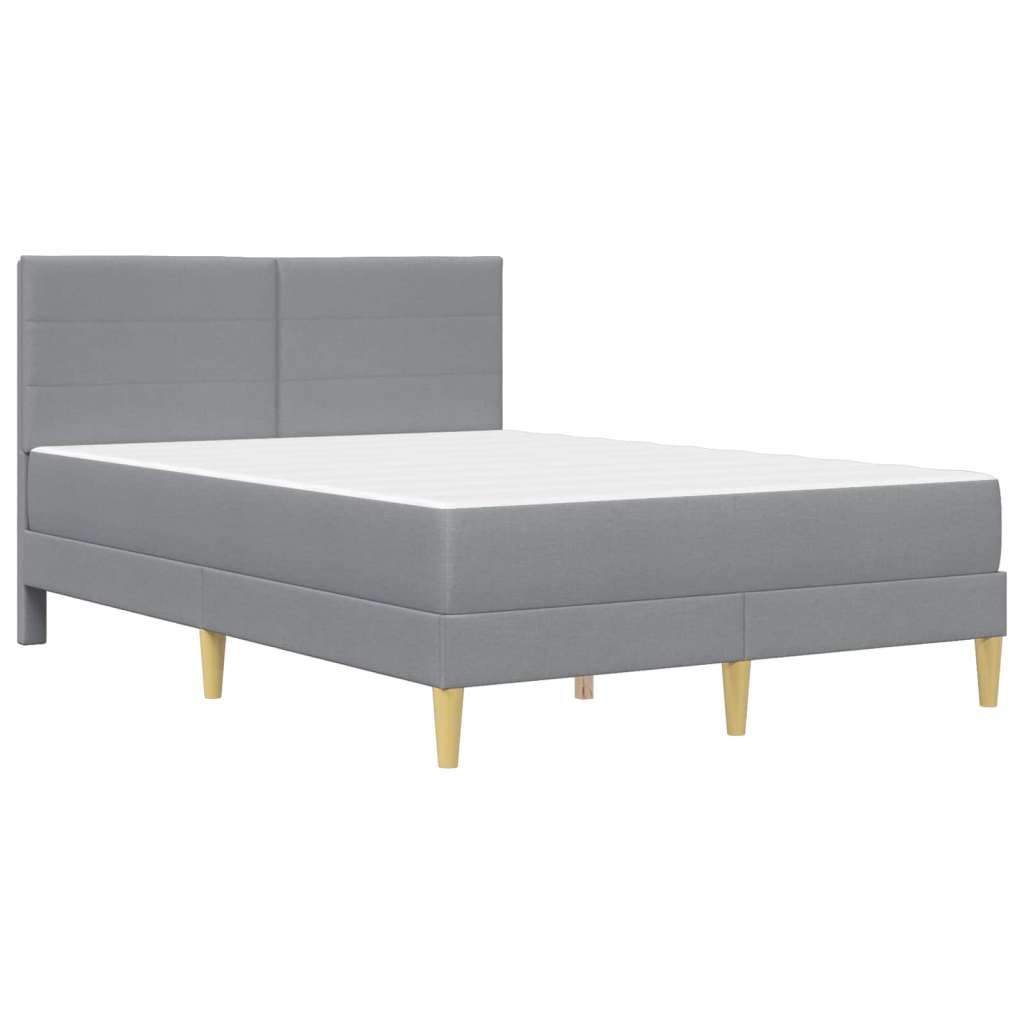  Okvir za krevet Svijetlo siva 120 x 200 cm Poliester - Svjetlosiva 120 x 200 cm Slike