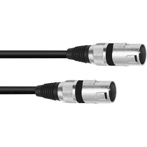 Omnitronic 3022075A XLR adapterski kabel [1x XLR vtič 3-polni - 1x XLR vtič 3-polni] 0.20 m črna, (20428086) Cene