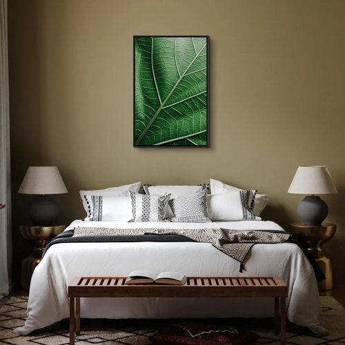  Slika - Malachite Leaf (1 Part) Vertical 40x60 Slike